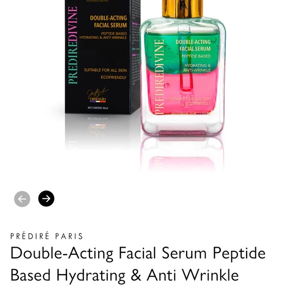 Prédiré Paris Other - Prédiré Paris Double-Acting Facial Serum - Gold, Green, and Pink